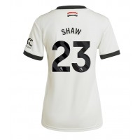 Maglie da calcio Manchester United Luke Shaw #23 Terza Maglia Femminile 2024-25 Manica Corta